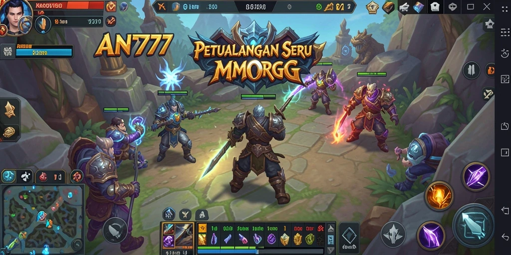 Tampilan gameplay AN777 yang memukau dan imersif.