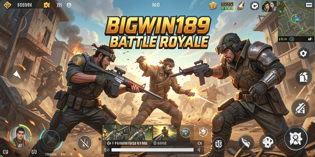 Tangkapan layar menunjukkan pertempuran seru di arena BIGWIN189.