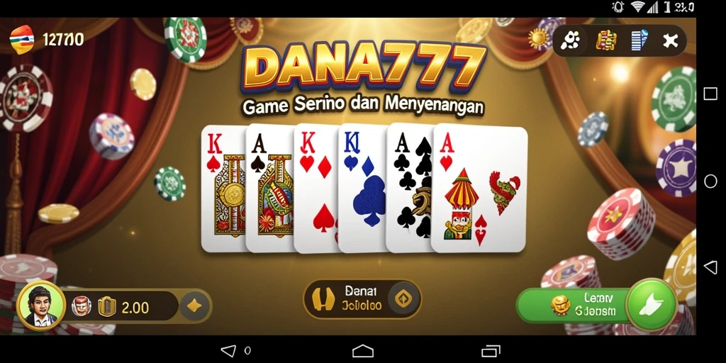 Screenshot dari gameplay DANA777 yang seru dan penuh tantangan.