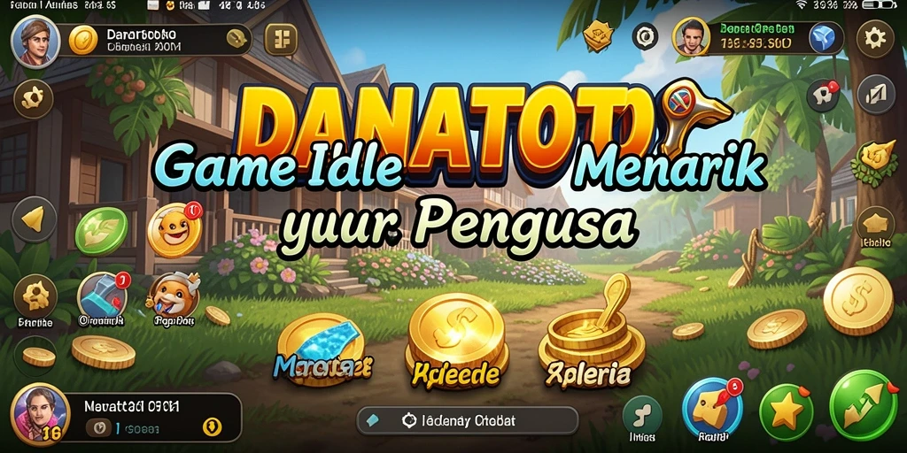 Tampilan gameplay mengasyikkan dalam DANATOTO dengan elemen Idle.