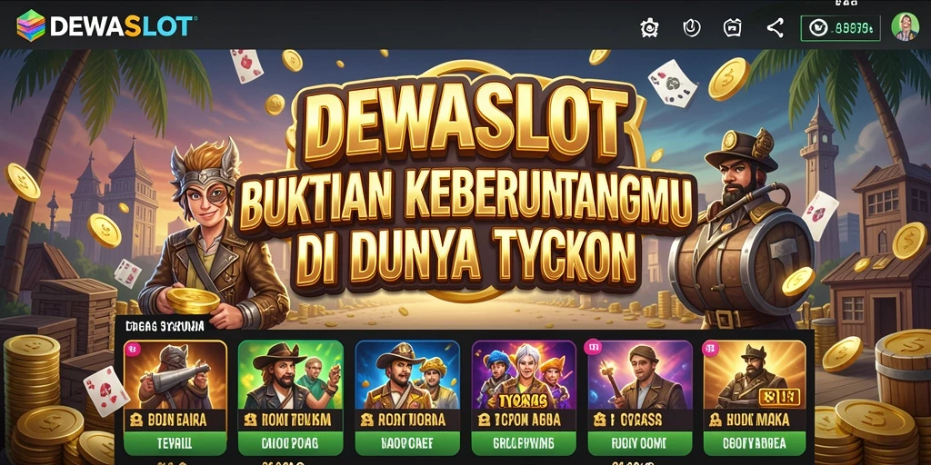 Tampilan menyenangkan dari gameplay DEWASLOT yang menantang.