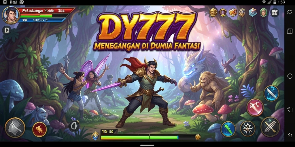 Screenshot dari gameplay DY777 yang penuh petualangan dan tantangan.