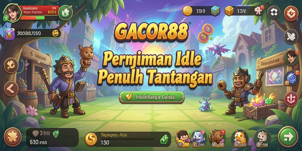 Tampilan gameplay GACOR88 yang menarik dan interaktif.
