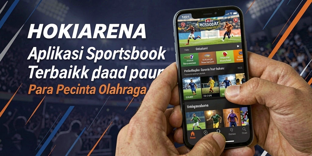 Tampilan menarik HOKIARENA dengan fitur taruhan olahraga.