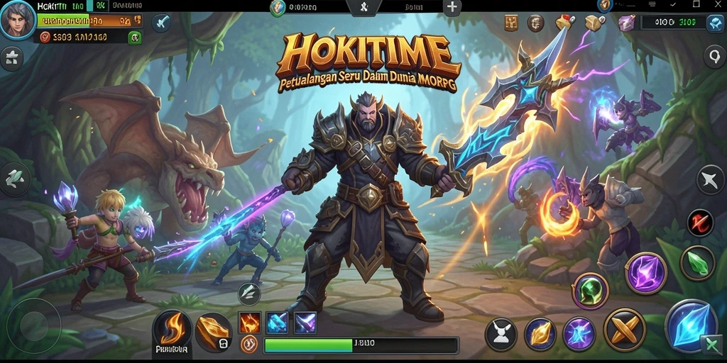 Gameplay HOKITIME yang menakjubkan dalam dunia MMORPG.