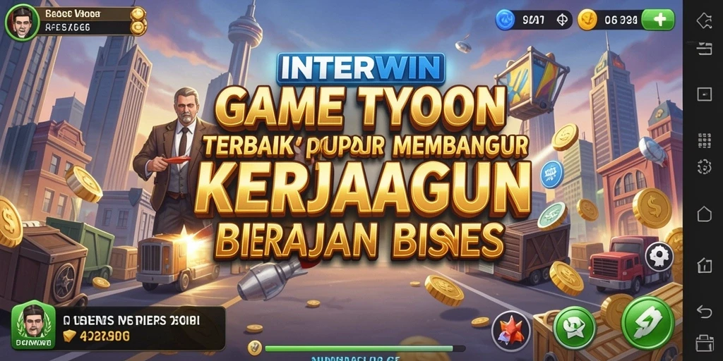 Tampilan gameplay INTERWIN yang seru dan mendebarkan di dunia Tycoon.