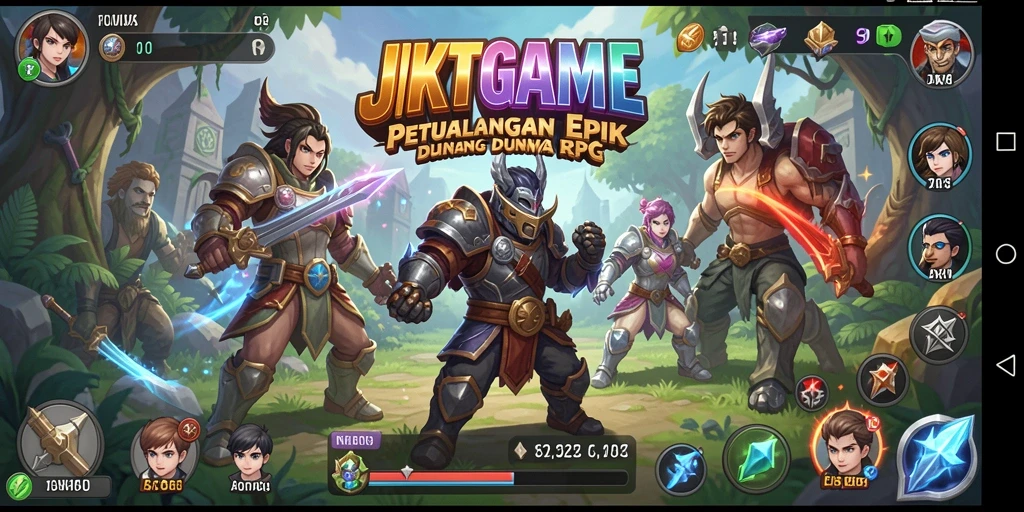 Tampilan gameplay JKTGAME yang mendebarkan dan mendalam.