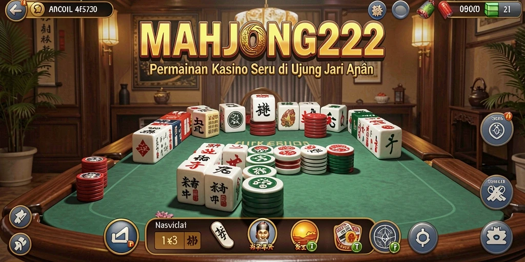 Tampilan menarik gameplay Kasino di MAHJONG222.