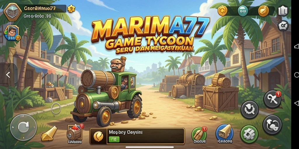 Tampilan gameplay MARIMA77 yang menegangkan dan strategis.