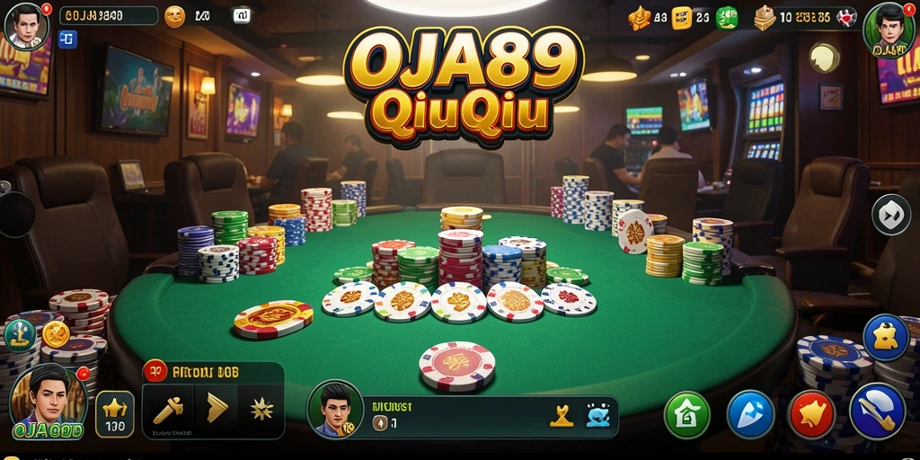 Tampilan gameplay QiuQiu OJA89 yang menarik dan kompetitif.