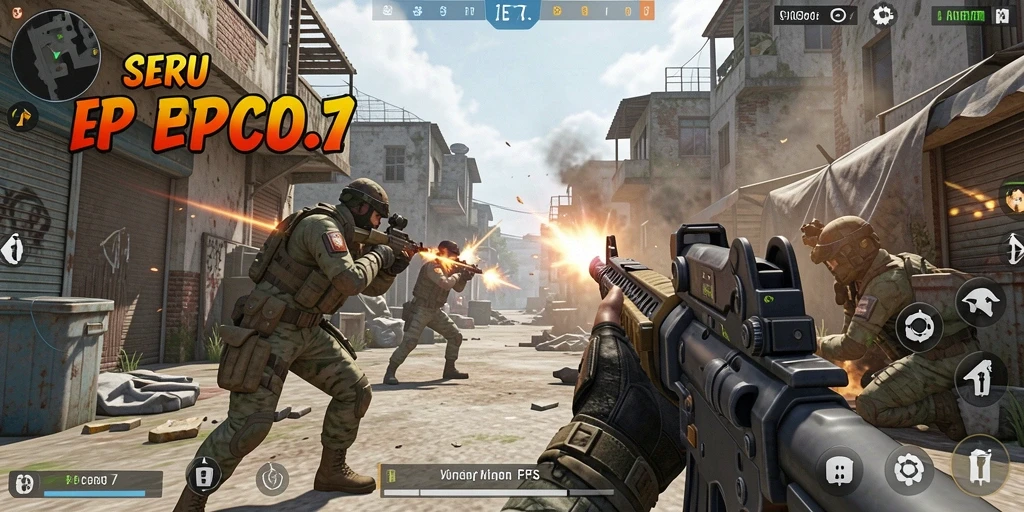 Tampilan gameplay seru dari PCPC7 yang memukau.