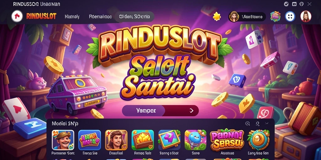 Screenshot gameplay RINDUSLOT yang menarik dan seru.