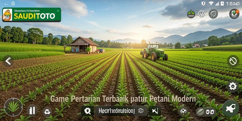 Tampilan gameplay menarik dengan berbagai pilihan tanaman.