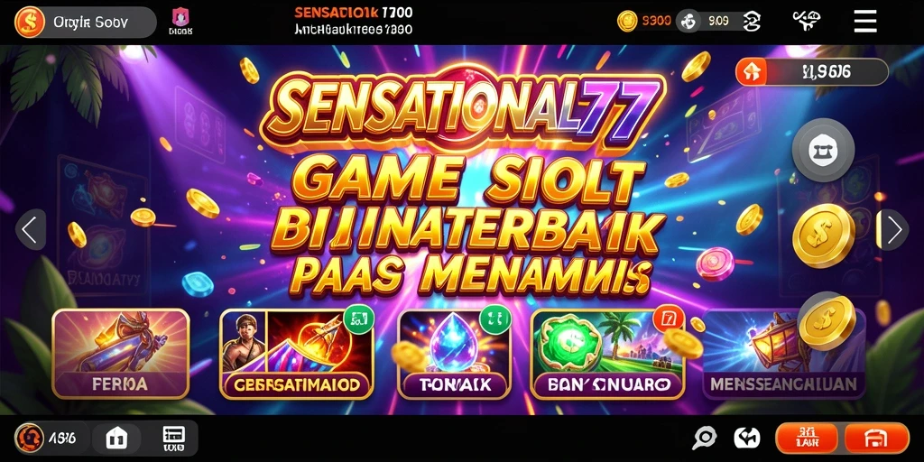 Tampilan gameplay menarik dengan fitur Slot yang interaktif.