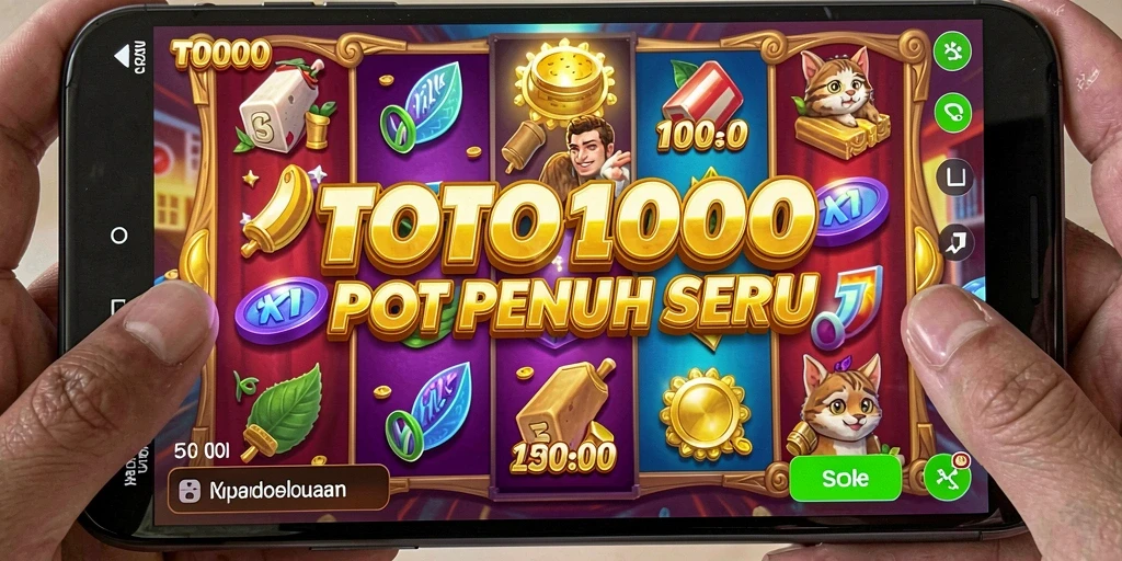 Tampilan gameplay Slot yang mendebarkan di TOTO1000.